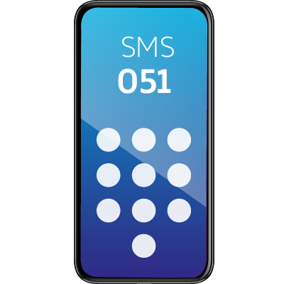 SMS al 051